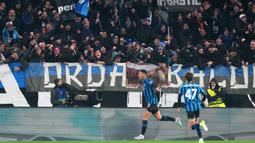 Gol Chelsea dicetak Joao Pedro pada menit ke-26, dibantu assist dari Reece James. Sementara gol Atalanta hadir dari Gianluca Scamacca dan Charles De Ketelaere di babak kedua. (AP Photo/Antonio Calanni)