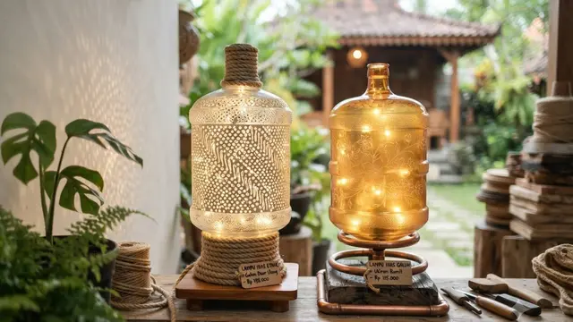 Ide Daur Ulang Galon Bekas Menjadi Produk yang Bisa Dijual