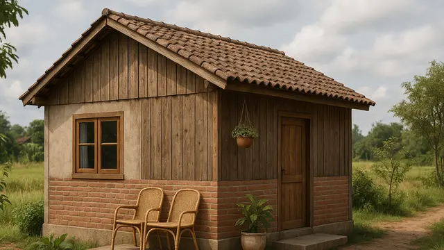 7 Gambar Rumah Sederhana Budget Minim di Desa, Tetap Nyaman dan Estetik