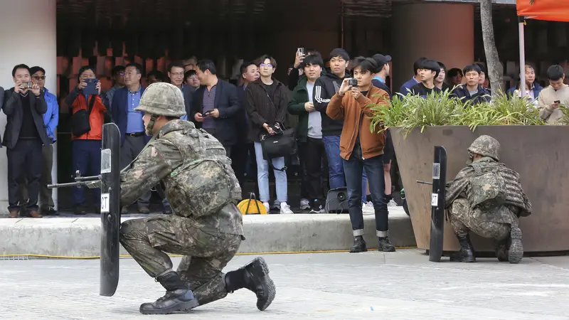 Melihat Simulasi Latihan Anti-Terorisme di Korea Selatan