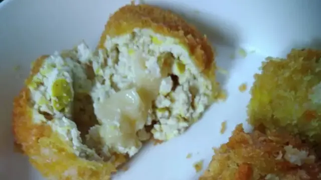 Resep kroket tahu mozzarella. (dok. Cookpad @dewdew_86)