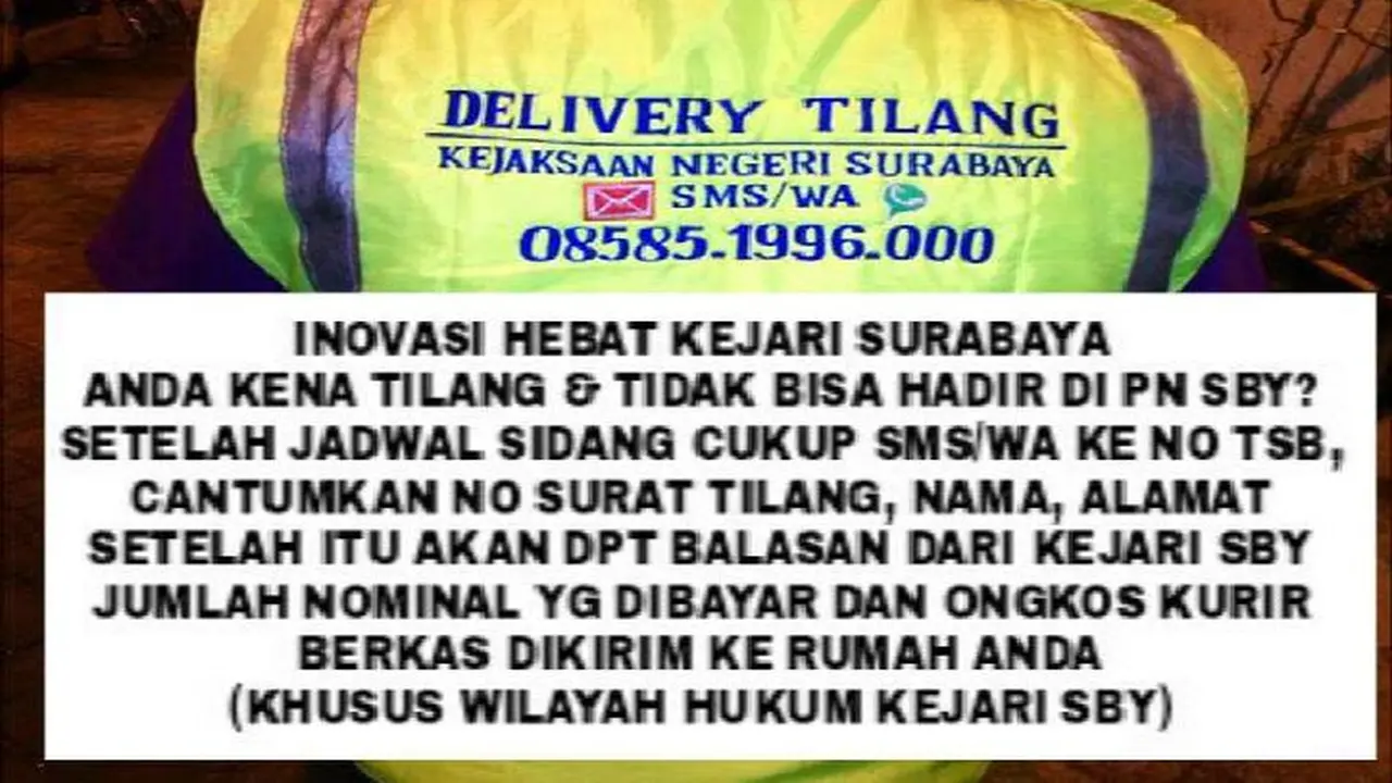 Layanan Si Anti Ribet Kejari Surabaya (Istimewa)