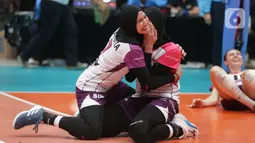 Jakarta BIN sukses merengkuh gelar juara Proliga 2024 usai mengalahkan Jakarta Electric PLN 3-2 (25-21, 25-20, 22-25, 21-25, 17-15). (Liputan6.com/Helmi Fithriansyah)