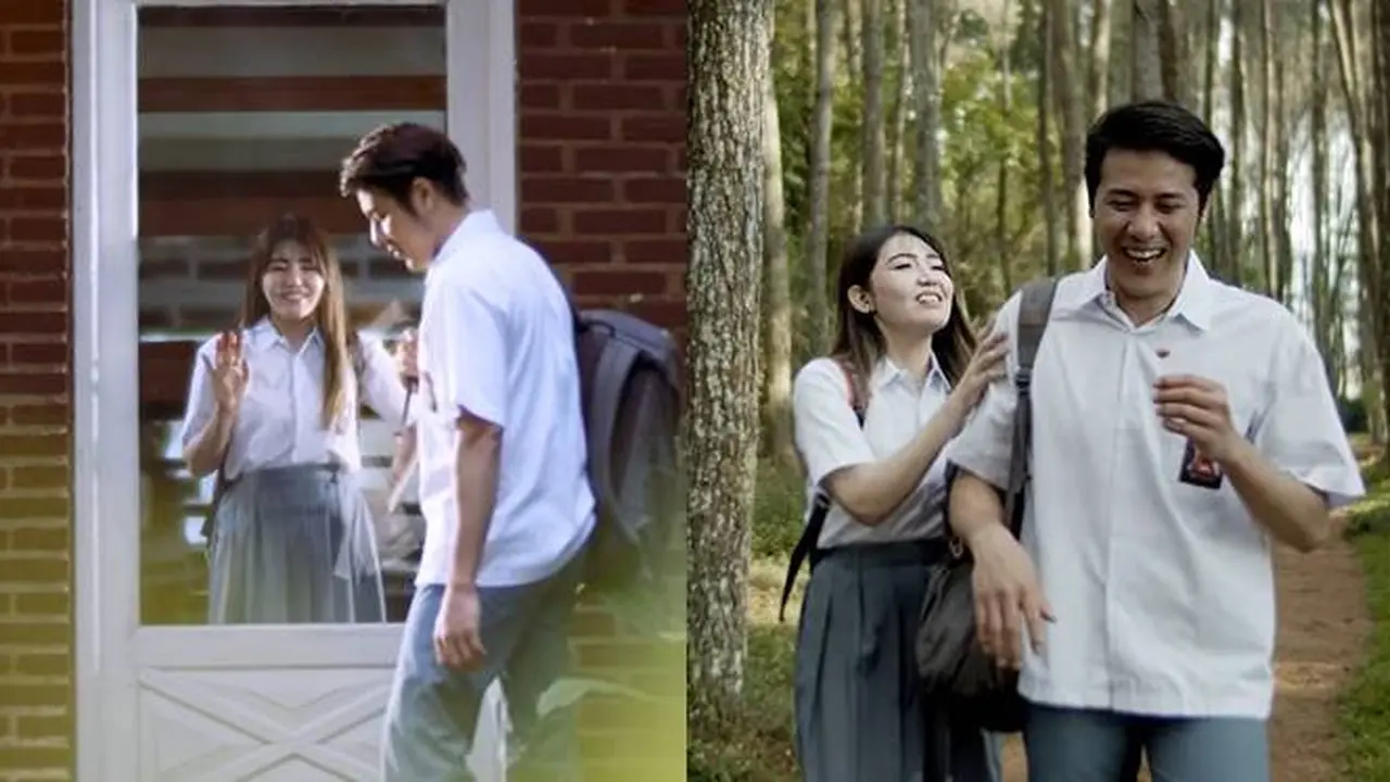 Rilis Single, Ini 7 Potret Via Vallen dan Kekasih Pakai Seragam SMA di Video Klip Baru