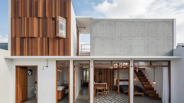 contoh rumah 1 lantai dengan rooftop minimalis biaya terjangkau