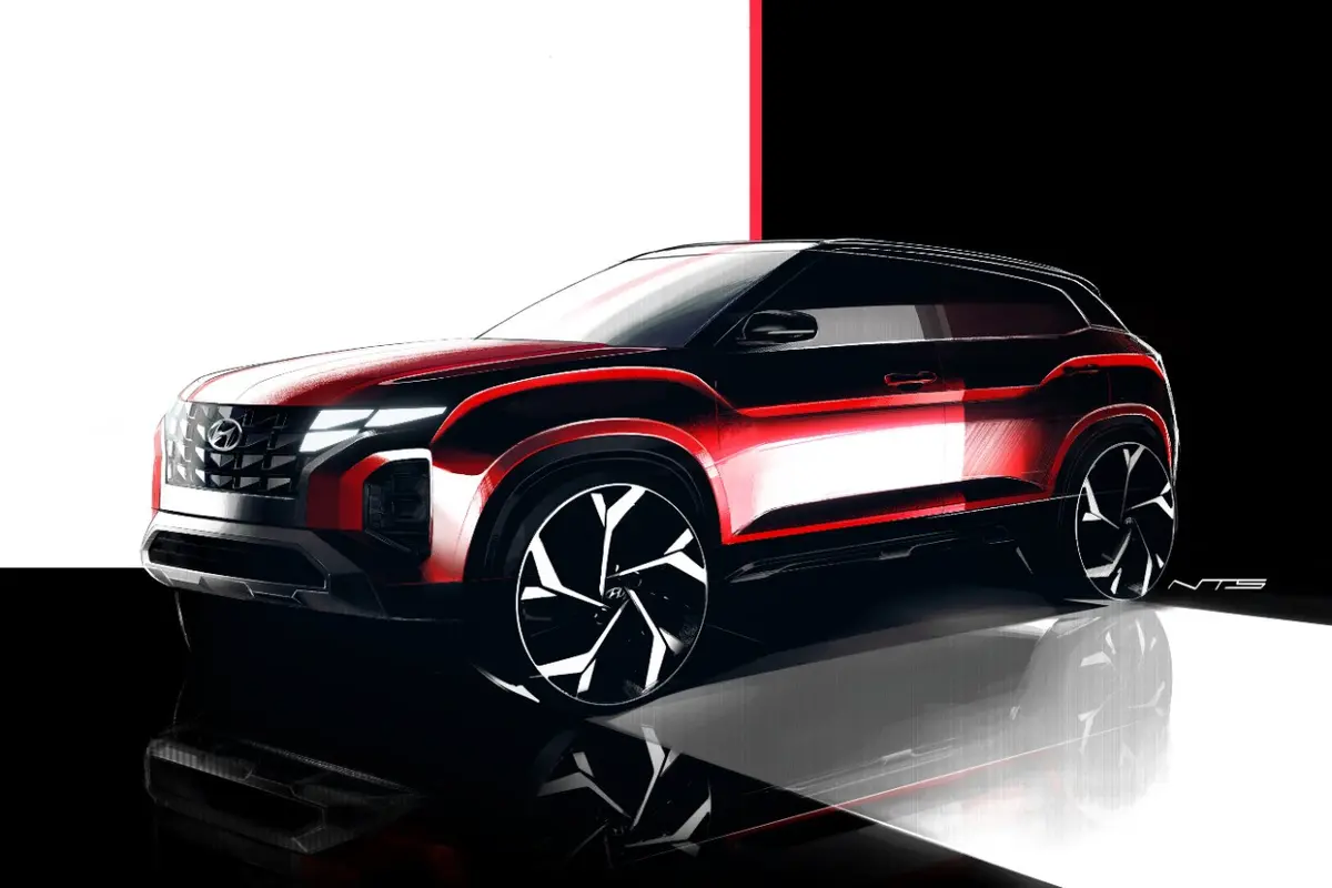 Sketsa desain Hyundai Creta. (Dok. Hyundai)