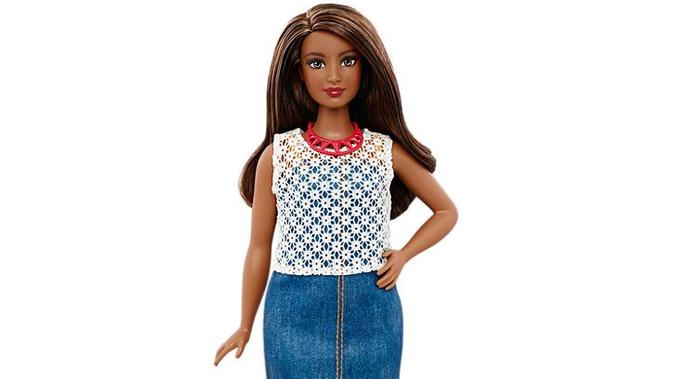 Barbie dengan badan yang lebih berisi. (dok. barbie.mattel.com/Novi Thedora)