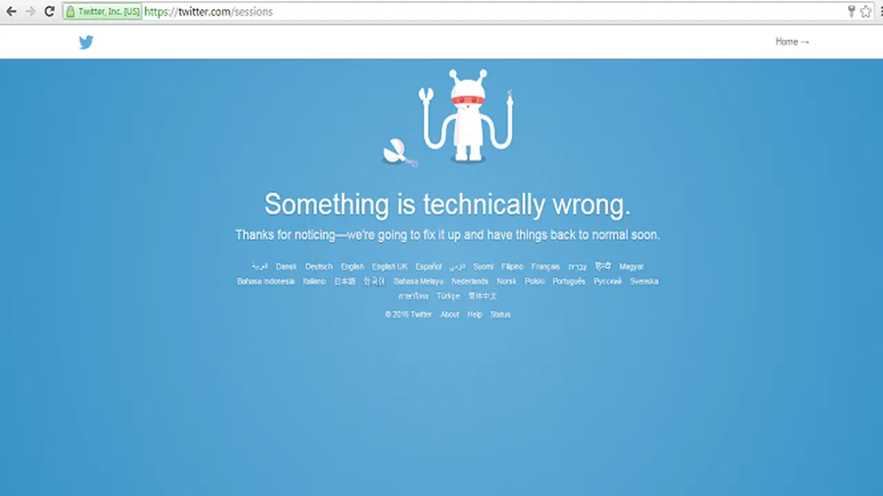 Twitter Down, Jutaan Pengguna Tak Bisa Akses
