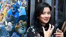 Artis dan produser, Marcella Zalianty mengatakan bahwa kurangnya sosialisasi di sektor pariwisata, membuat orang Indonesia wisata ke luar negeri. (Deki Prayoga/Bintang.com)