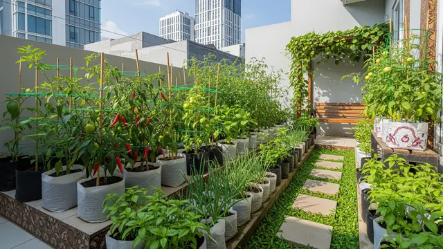 Inspirasi Kebun Cabai Polybag