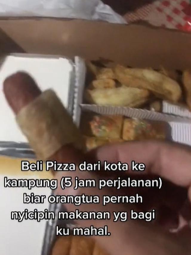 Ingin Ibu Bisa Cicipi Pizza, Pria Ini Rela Tempuh Perjalanan Sampai 5 Jam