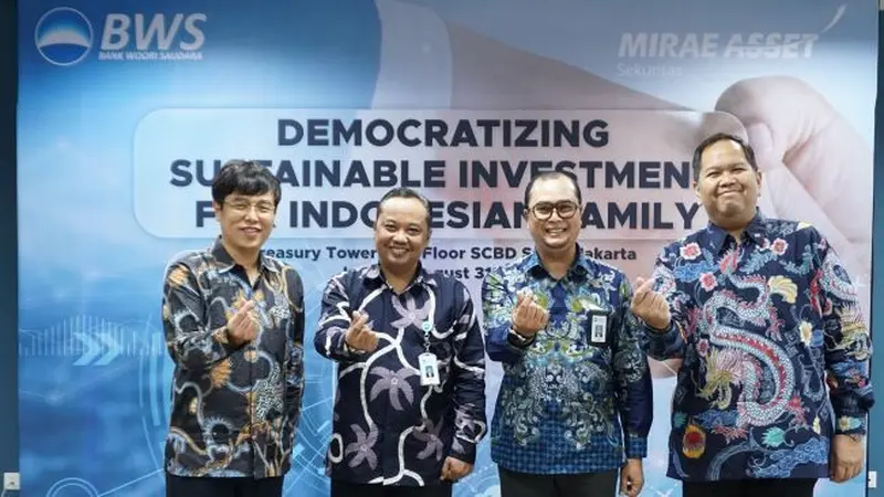 PT Mirae Asset Sekuritas Indonesia dan PT Bank Woori Saudara Indonesia bekerja sama genjot pertumbuhan investor pasar modal (Foto: PT Miare Asset Sekuritas Indonesia)
