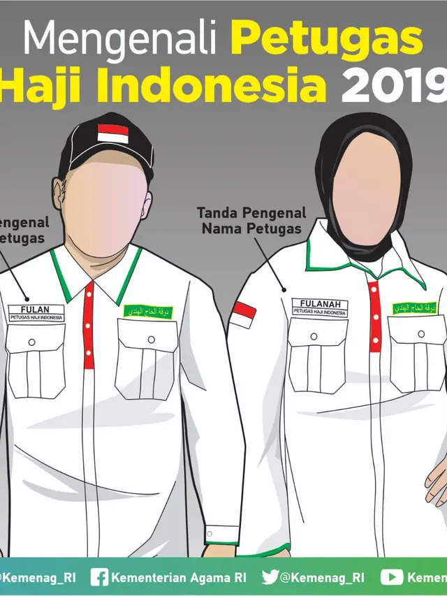 Penampakan resmi Petugas Jemaah Haji Indonesia. Dok Kemenag