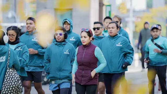 6 potret Nagita Slavina Lari Pagi di New York, Persiapan Buat Marathon