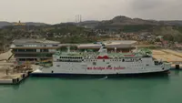 Kapal Ferry Yang Melayani Penyebrangan Merak-Bakauheni. (Kamis, 04/03/2021). (Dokumentasi ASDP Indonesia Ferry).