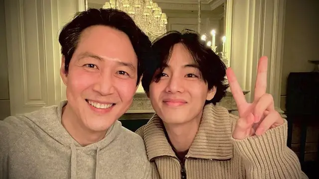 Lee Jung Jae dan V BTS
