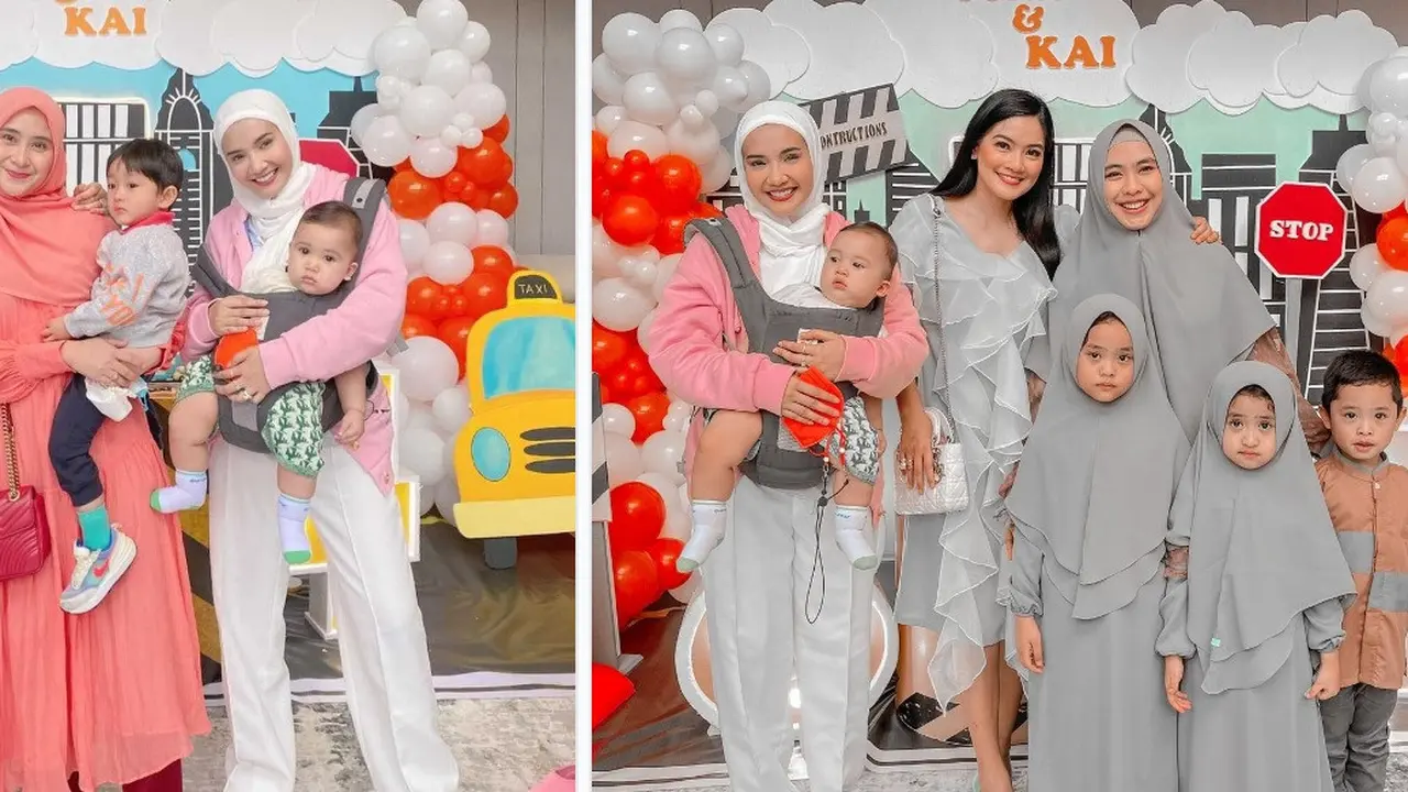 Pesta ultah Kai - Juna putra Titi Kamal - Christian Sugiono
