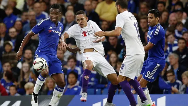 Chelsea kalah 0-1 dari Fiorentina dalam laga penutup turnamen pra musim International Champions Cup 2015 di Stamford Bridge, London.