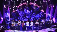 Elek Yo Band saat tampil di Konser Amal Untuk NTB. (Foto: Adrian Putra/Bintang.com)