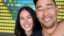 Kebersamaan Maudy Ayunda dan Jesse Choi saat menghadiri sebuah acara. Keduanya selfie sambil memamerkan senyum semringah. (Foto: Instagram/ jessechoi_)