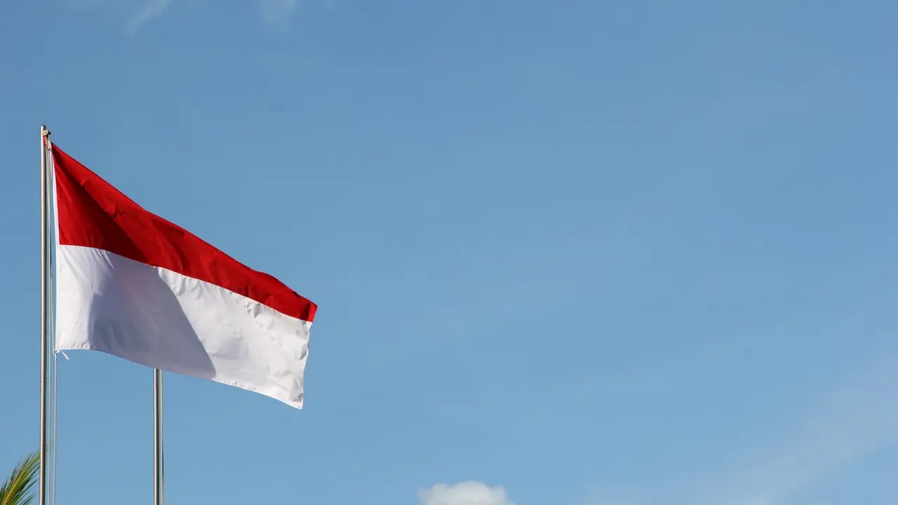 Ilustrasi bendera Indonesia, nasionalisme