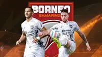 Borneo FC - Pemain Kunci Leo Lelis, Felipe Cadenazzi (Bola.com/Adreanus Titus)