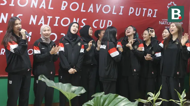 Foto: Suasana Hangat Pelepasan Timnas Voli Putri Indonesia untuk Berlaga di AVC Nations Cup 2025