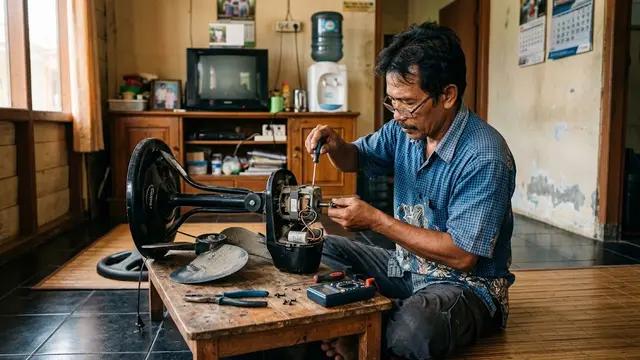 Cara Memperbaiki Kipas Angin Tidak Berputar dan Berdengung, Diagnosis hingga Ganti Kapasitor