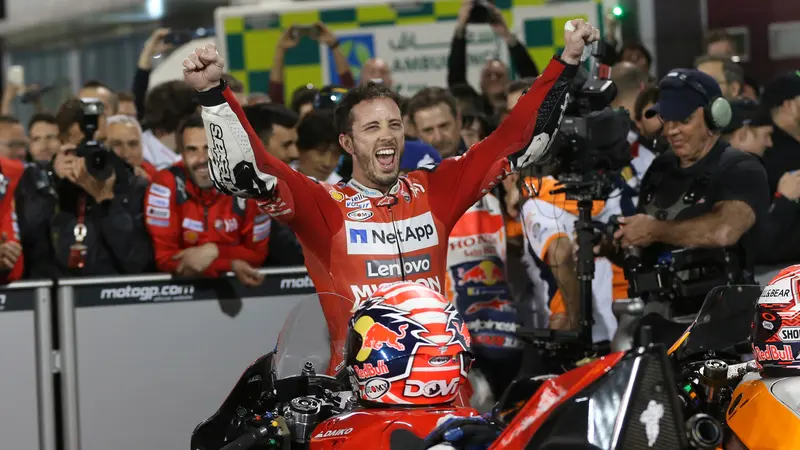 Andrea Dovizioso Berhasil Juarai Seri Pembuka MotoGP Qatar