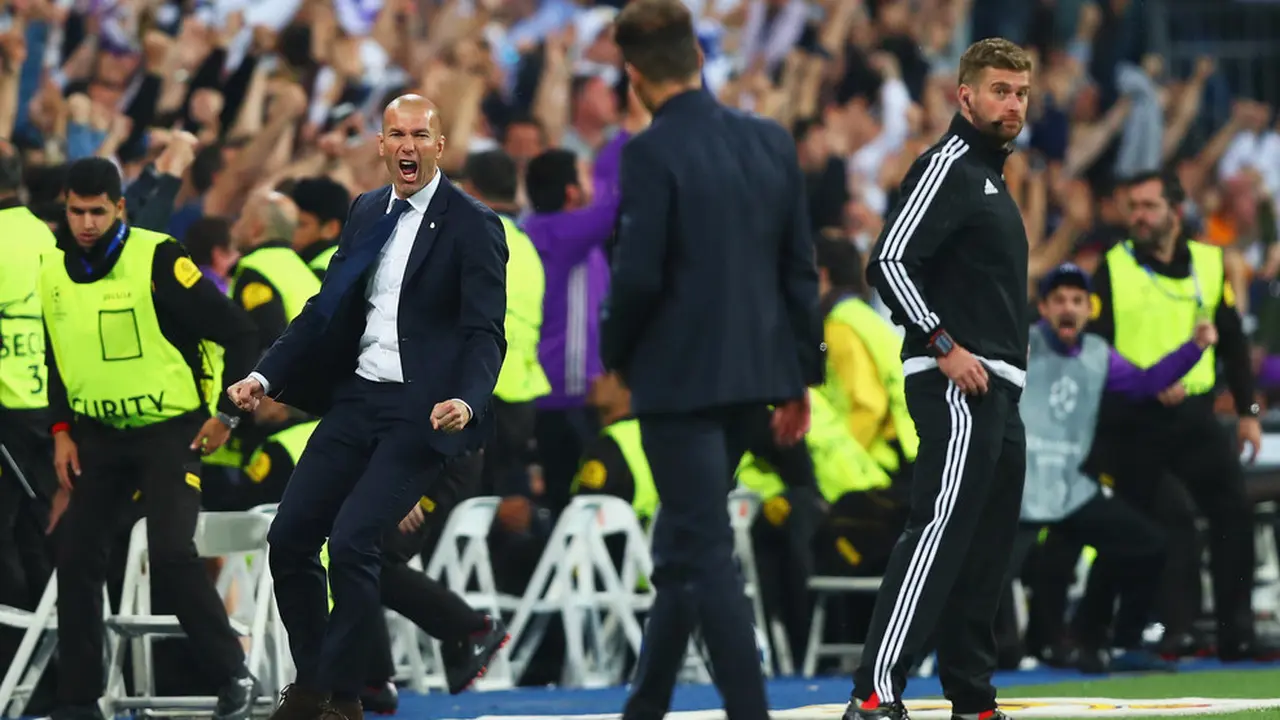 Zinedine Zidane (Real Madrid v Atletico Madrid)
