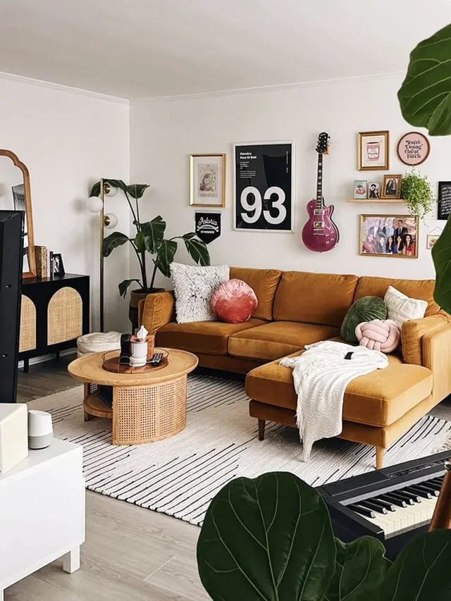 Ruang Keluarga Nyaman yang Menyatu dengan Ruang Tamu