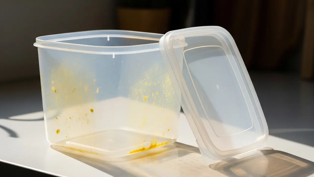 Trik Membersihkan Toples Plastik yang Bau Bumbu