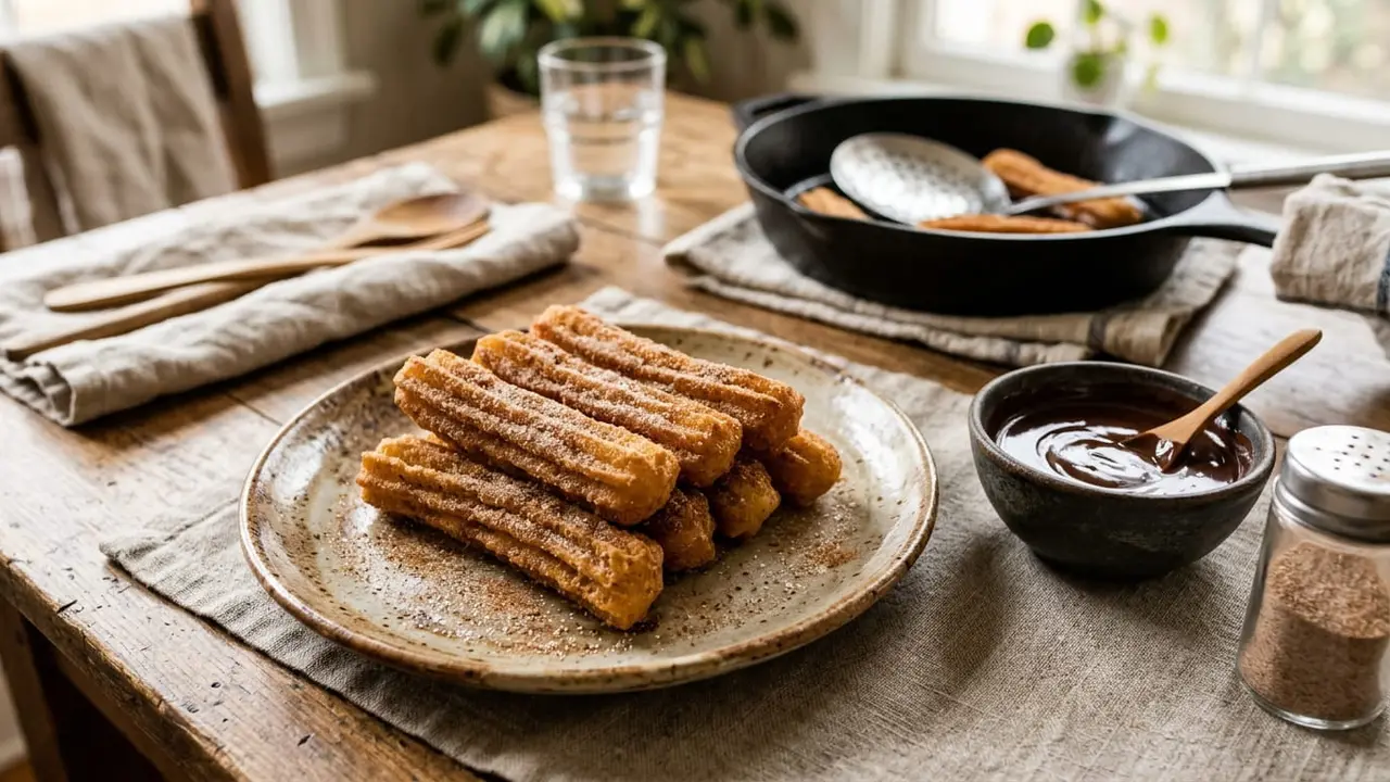 Resep Churros Teflon dengan Taburan Gula Kayu Manis