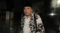 Bupati Jepara Ahmad Marzuqi menjalani pemeriksaan di KPK. (Merdeka.com/ Dwi Narwoko)