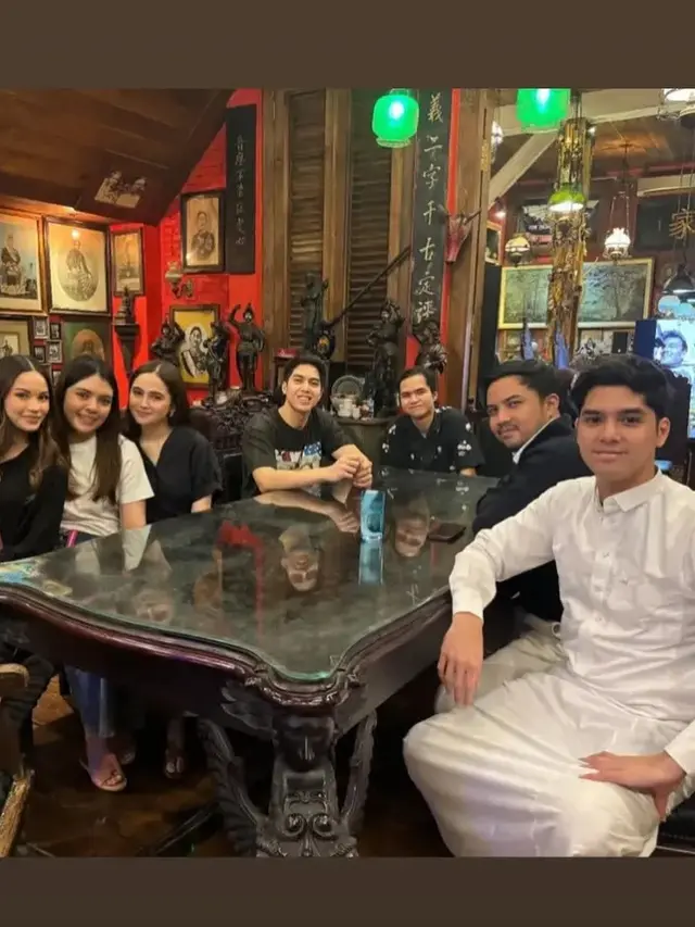 Gaya Kompak Serba Hitam Alyssa Daguise dan Syifa Hadju Saat Bukber Bareng Keluarga Kekasih