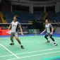 Ganda putra Indonesia Fajar Alfian/Muhammad Rian Ardianto saat berlaga di Korea Open 2022. (foto: PBSI)