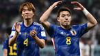 Selain Korea Selatan, Jepang menjadi salah satu kekuatan sepak bola di Asia, khususnya Asia Timur yang sangat diperhitungkan. Dengan kualitas pemainnya yang di atas rata-rata dibandingkan negara-negara lain di kawasan yang sama, Jepang telah melangkah lebih maju dalam mengimpor pemainnya untuk berlaga di Eropa. Di samping mengecap pengalaman di Eropa, otomatis nilai pasar mereka pun akan meningkat dengan bermain di Eropa. Lima pemain berikut menjadi bukti nyata dengan masuk dalam daftar 5 pemain Jepang dengan nilai pasar tertinggi setelah bermain di Eropa. (AFP/Jewel Samad)