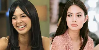 Lihat di sini penampilan cantik Aurelie Moeremans pakai dress-kebaya.