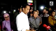 Saat mengunjungi para korban ledakan bom Kampung Melayu, Jokowi berpesan agar masyarakat tenang, waspada, dan menjaga persatuan.