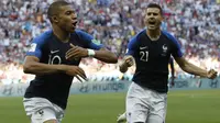 6. Kylian Mbappe (Prancis) - 3 Gol. (AP/David Vincent)