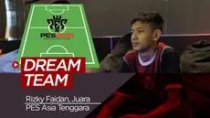 Berita video formasi tim terbaik Rizky Faidan, Juara PES Asia Tenggara.