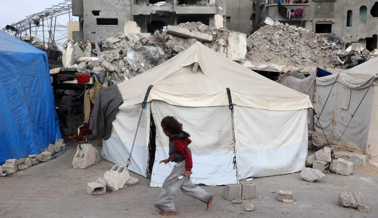Sebuah komite Perserikatan Bangsa-Bangsa (PBB) pada 19 September 2024 mengeluarkan kecaman terhadap pelanggaran berat yang dilakukan Israel terhadap perjanjian global yang melindungi hak-hak anak. (Eyad BABA/AFP)