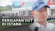 Persiapan HUT RI di Istana