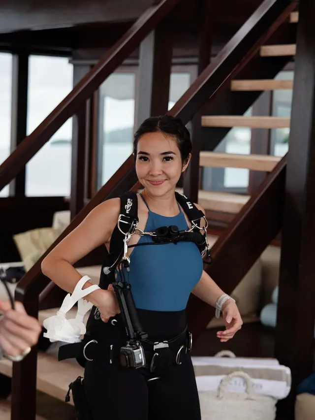 Gisella Anastasia diving (Instagram/gisel_la)