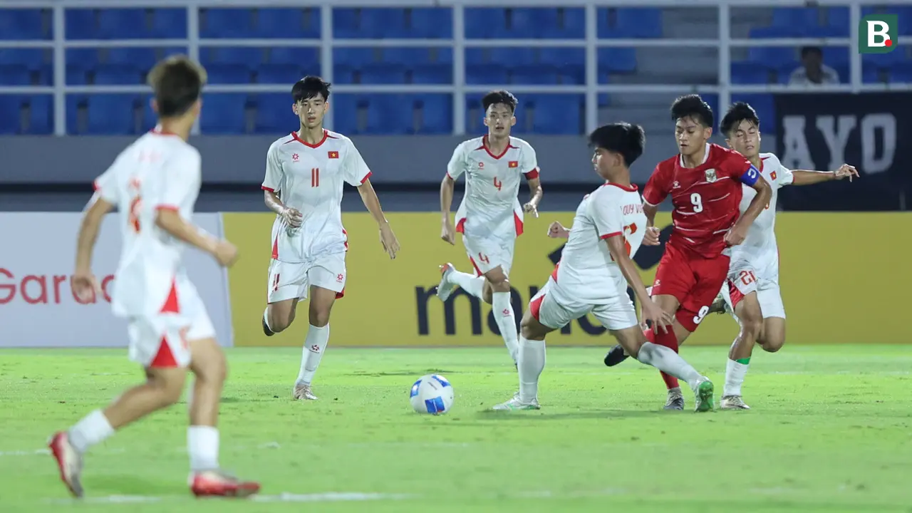 Foto: Timnas Indonesia U-17 Vs Vietnam di Piala AFF U-17 2026