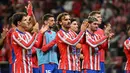 Hingga akhir pertandingan tak ada gol lagi yang tercipta. Hasil imbang ini membuat Real Madrid tetap berada di posisi dua klasemen sementara Liga Spanyol 2024/2025 dengan 18 poin. Sementara, Atletico Madrid berada di posisi tiga dengan 16 poin. (JAVIER SORIANO/AFP)