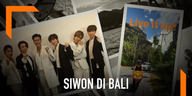 VIDEO: Akan Konser di Jakarta, Siwon Liburan ke Bali