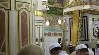Raudah, taman surga tempat makam nabi dan para sahabatnya. (Muhammad Ali/Liputan6.com)