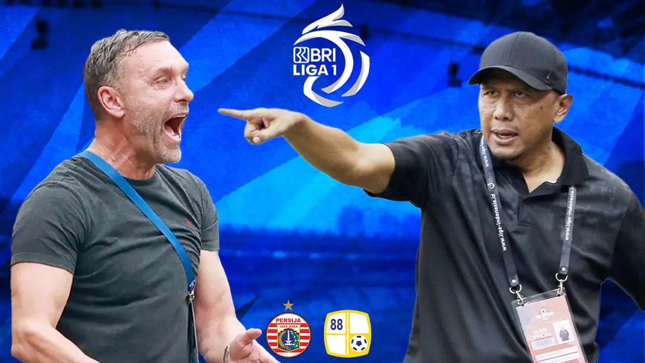 BRI Liga 1 - Duel Pelatih - Persija Jakarta Vs Barito Putera
