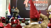 Wakil Presiden Jusuf Kalla di acara Rakernas IA ITB 2018. (Merdeka.com/Intan Umbari P.)